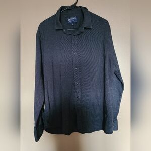 American Rag Black and White Button Down Mens Size XL